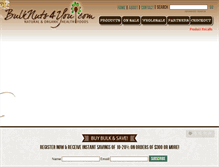 Tablet Screenshot of bulknuts4you.com